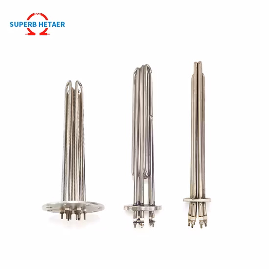 Industrial Flanged Screw Plug Incoloy Immersion Heaters for Pool/ Water/ Oil Tank