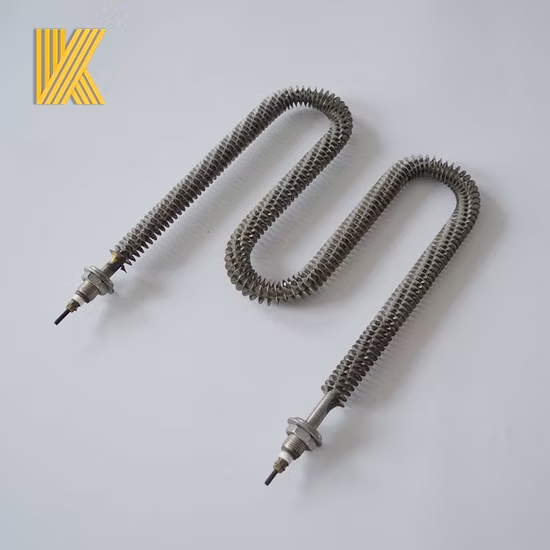 Tubular Finned Air Heating Element Tube Duct Heater