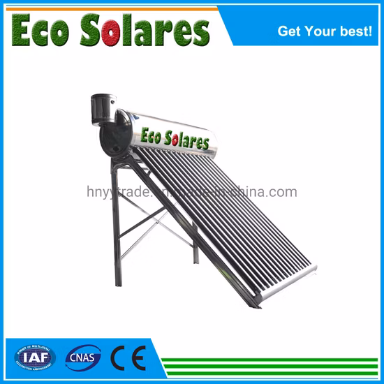 Vacuum Tube Solar Water Heaters with Side