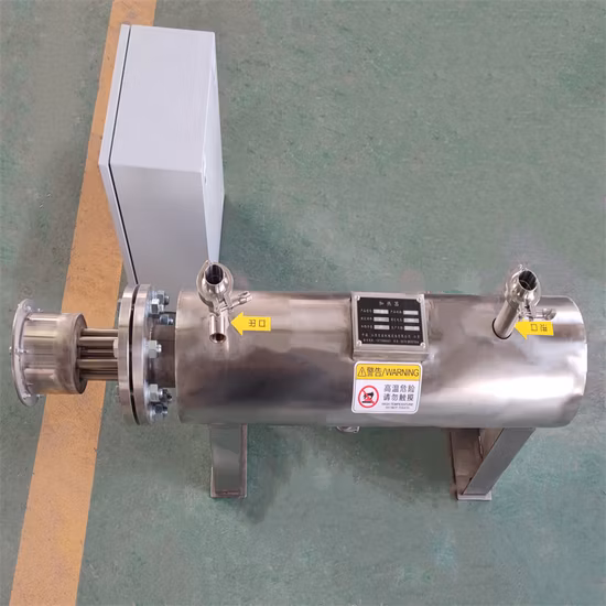 30kw High Efficiency Circulation Industrial Gas Nitrogen Inline Pipeline Heater 300kw